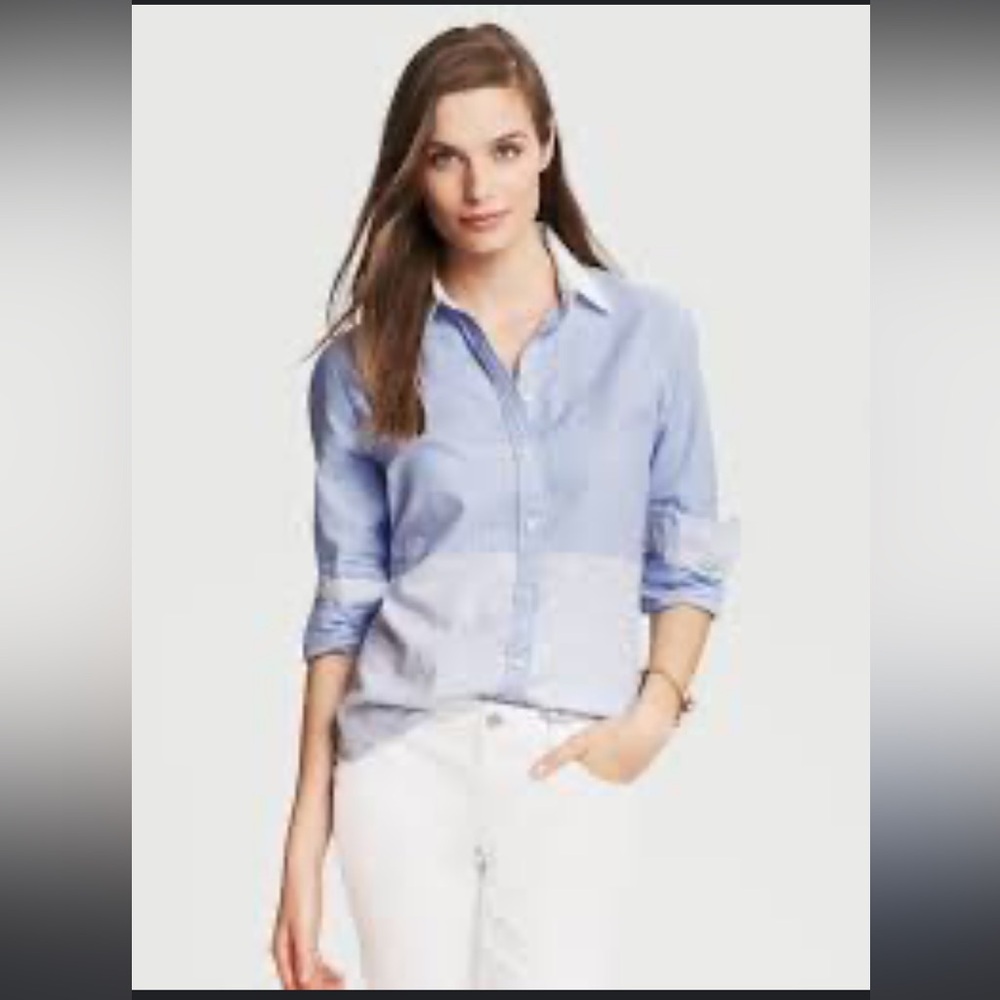 Mixed stripe Oxford shirt banana republic